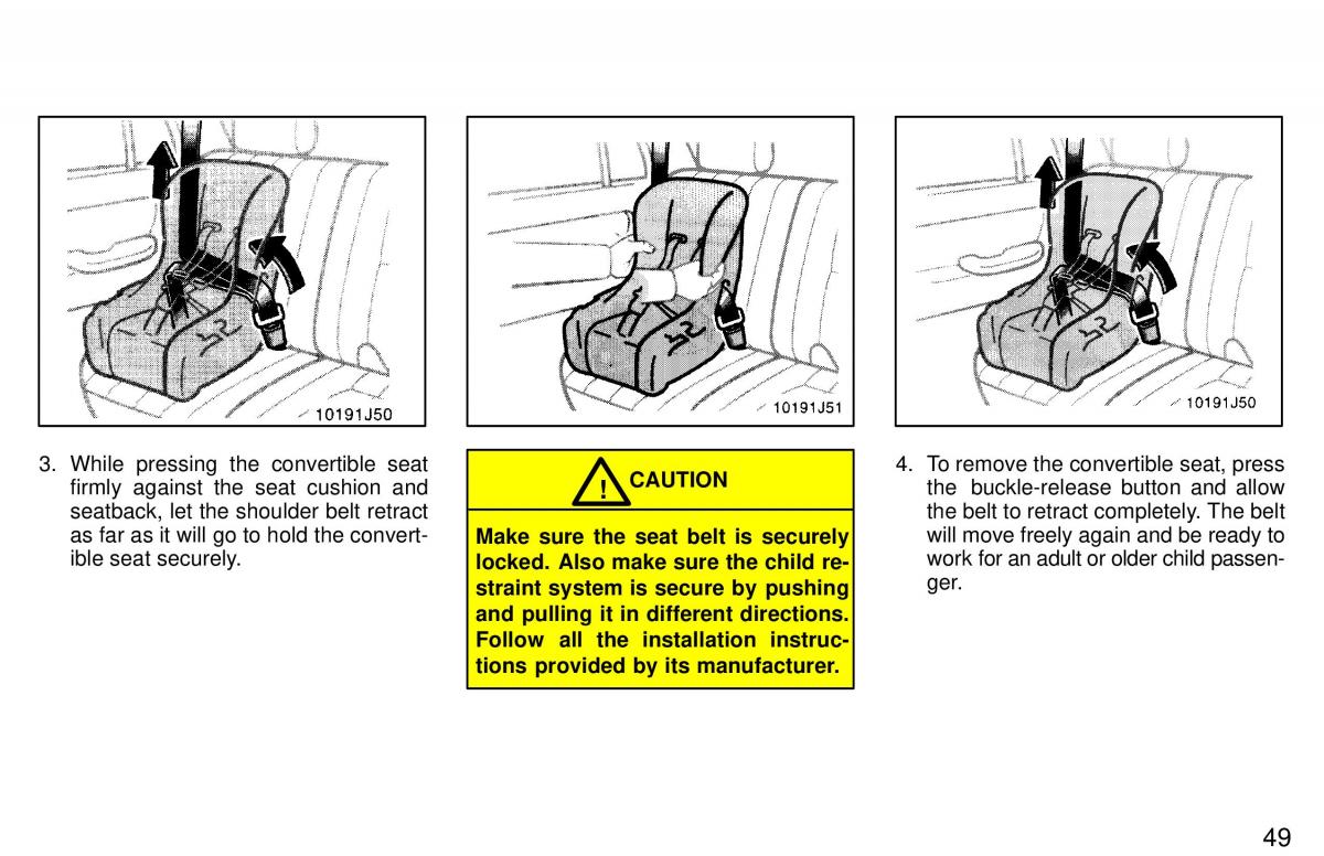 Toyota 4Runner 3 III N180 owners manual / page 46