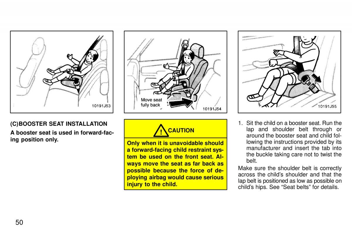 Toyota 4Runner 3 III N180 owners manual / page 47