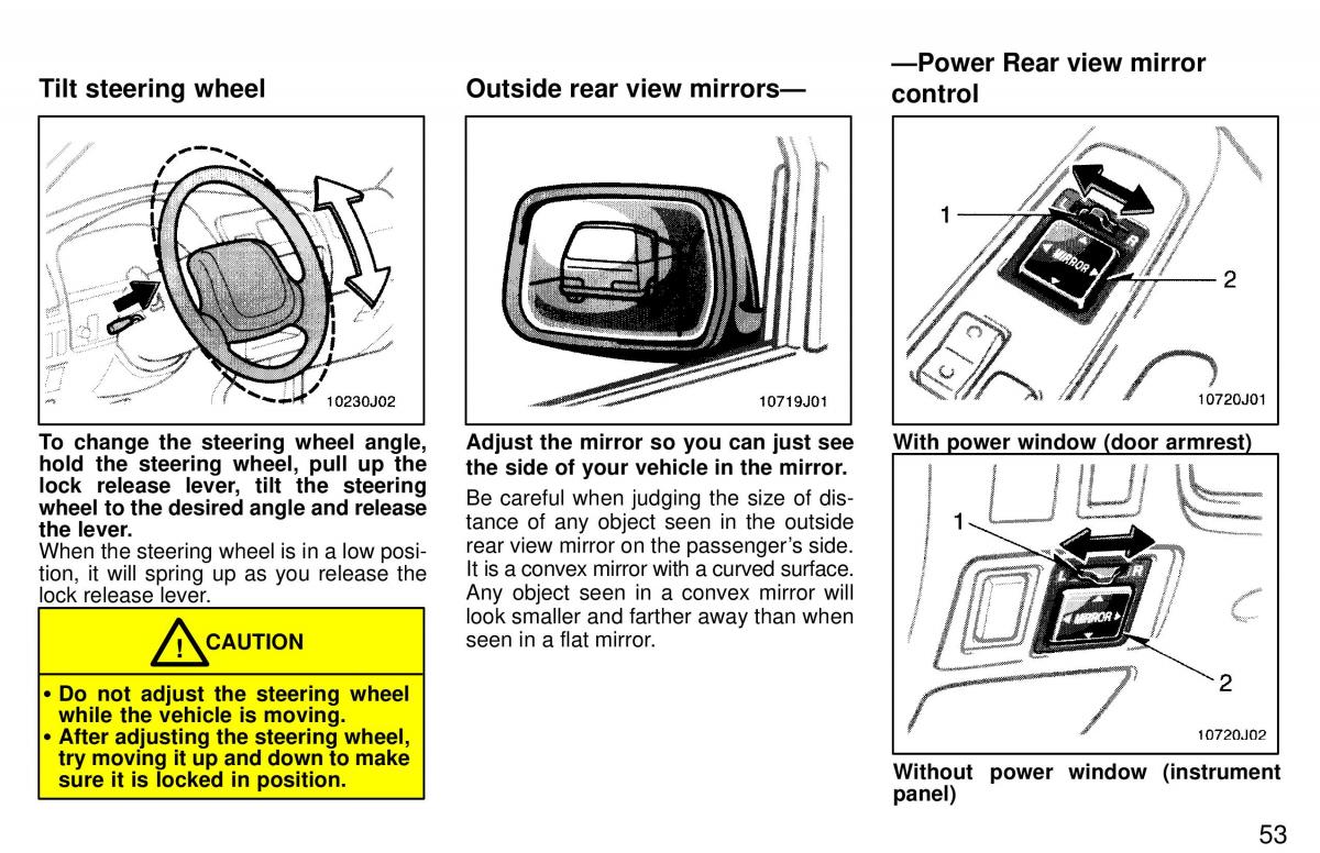 Toyota 4Runner 3 III N180 owners manual / page 50