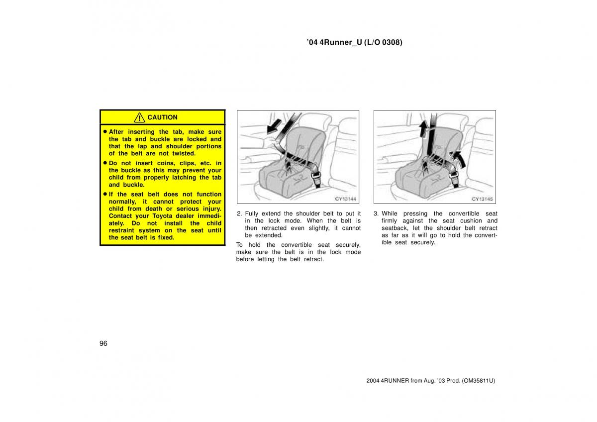 Toyota 4Runner 4 IV N210 owners manual / page 96