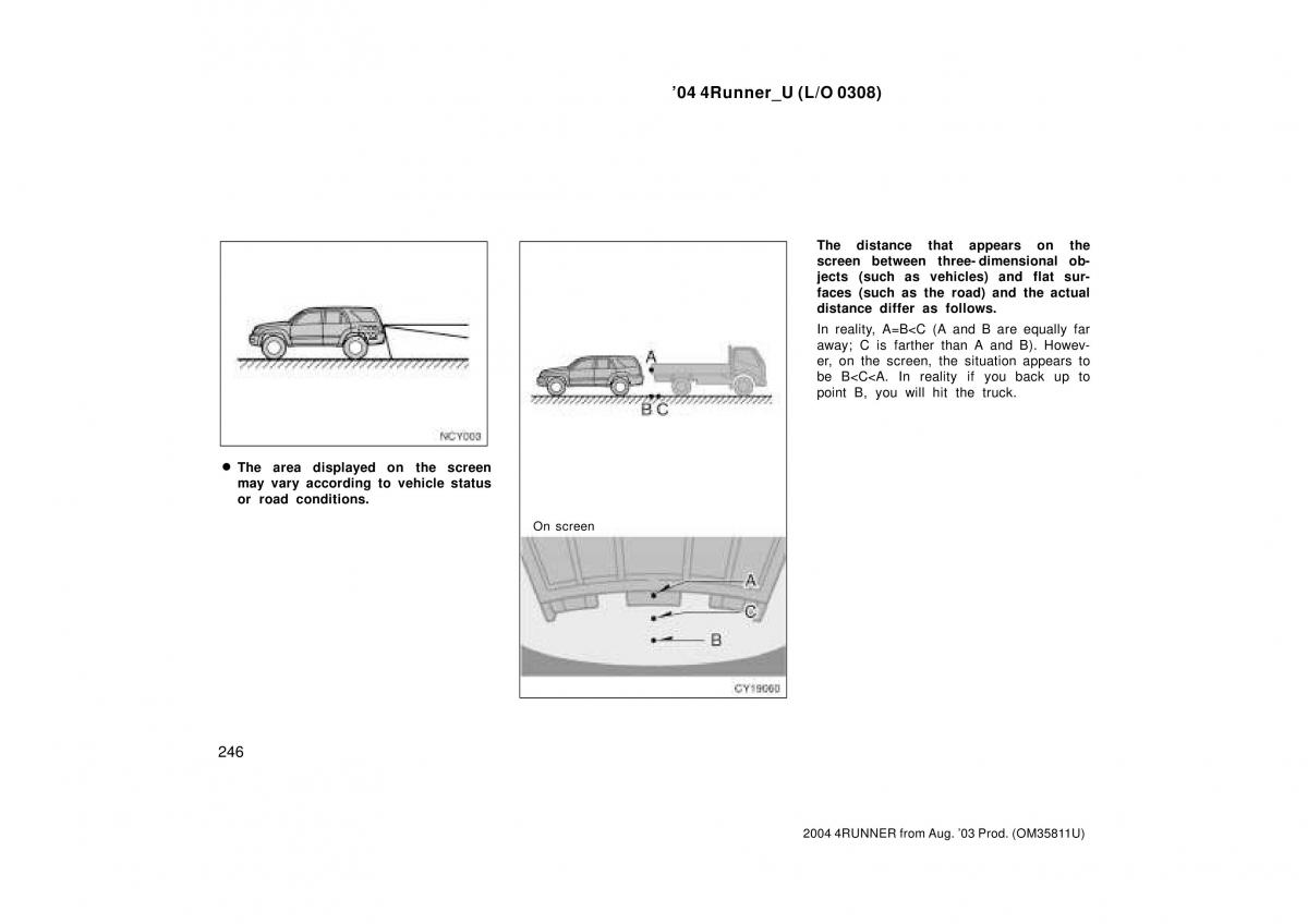 Toyota 4Runner 4 IV N210 owners manual / page 246