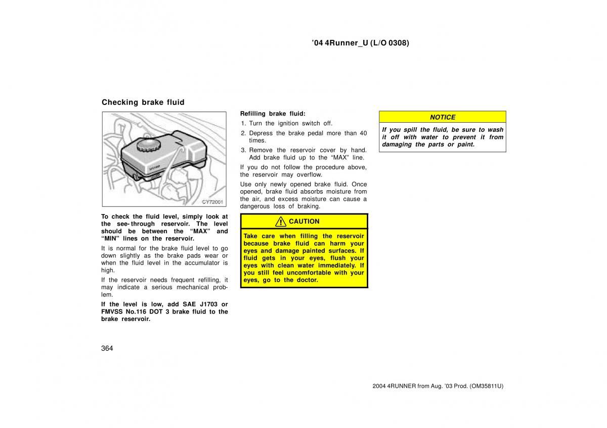 Toyota 4Runner 4 IV N210 owners manual / page 364