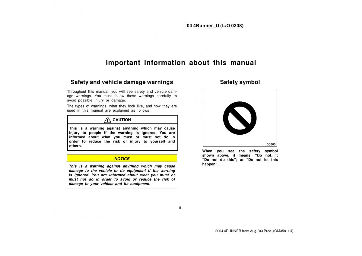 Toyota 4Runner 4 IV N210 owners manual / page 401