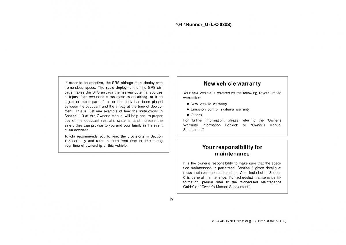 Toyota 4Runner 4 IV N210 owners manual / page 403