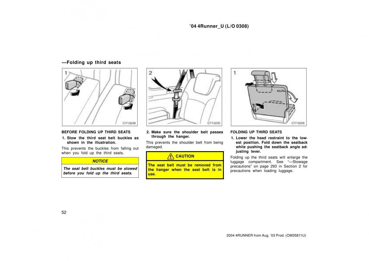 Toyota 4Runner 4 IV N210 owners manual / page 52