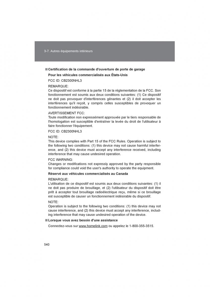 Toyota 4Runner 5 V N280 manuel du proprietaire / page 542