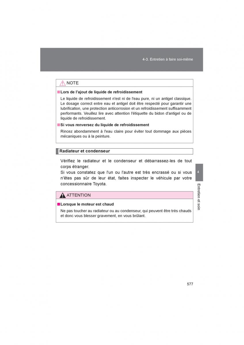 Toyota 4Runner 5 V N280 manuel du proprietaire / page 579