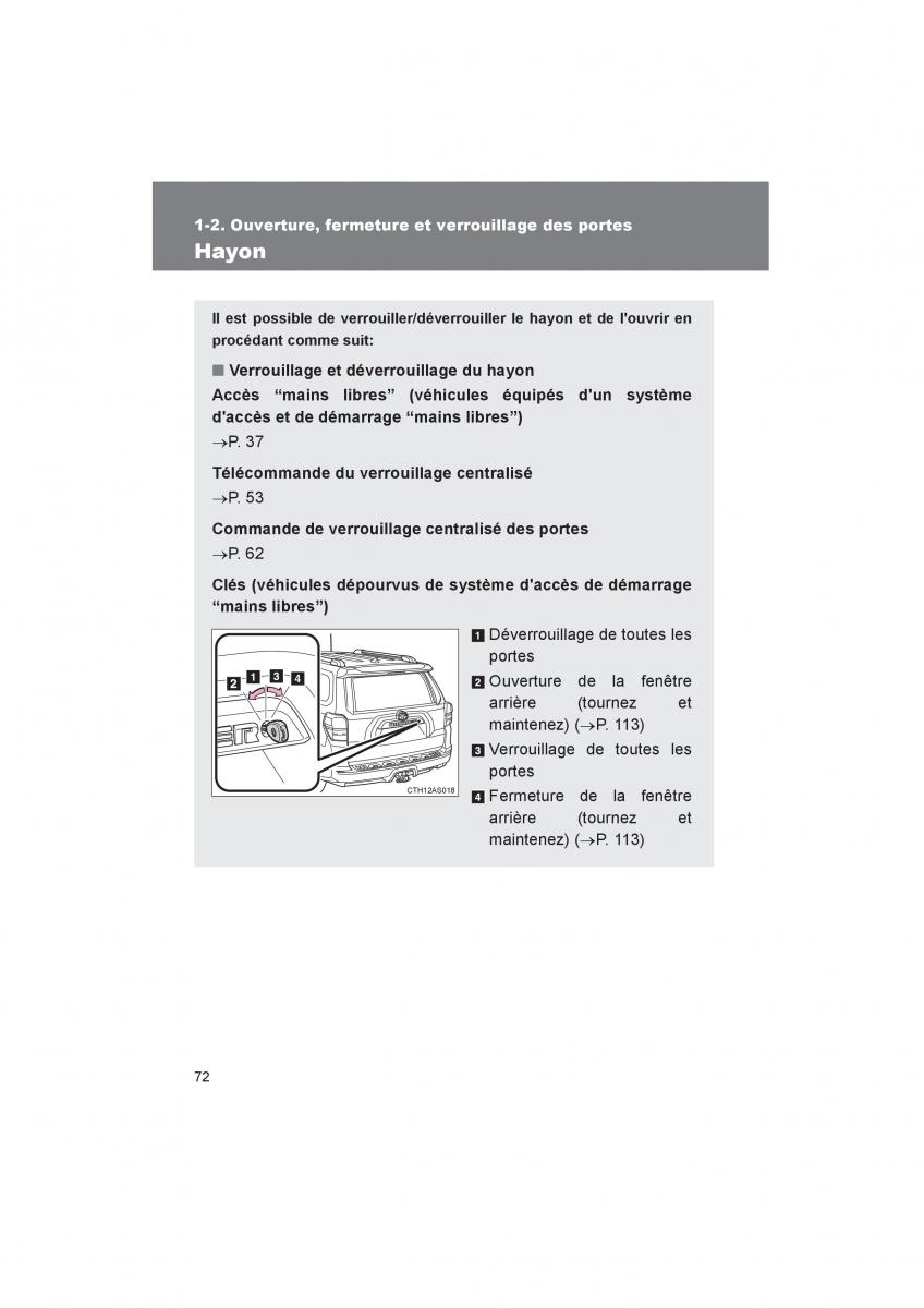 Toyota 4Runner 5 V N280 manuel du proprietaire / page 74