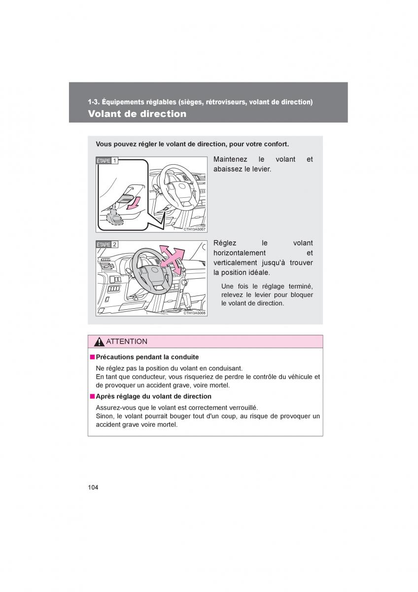 Toyota 4Runner 5 V N280 manuel du proprietaire / page 106