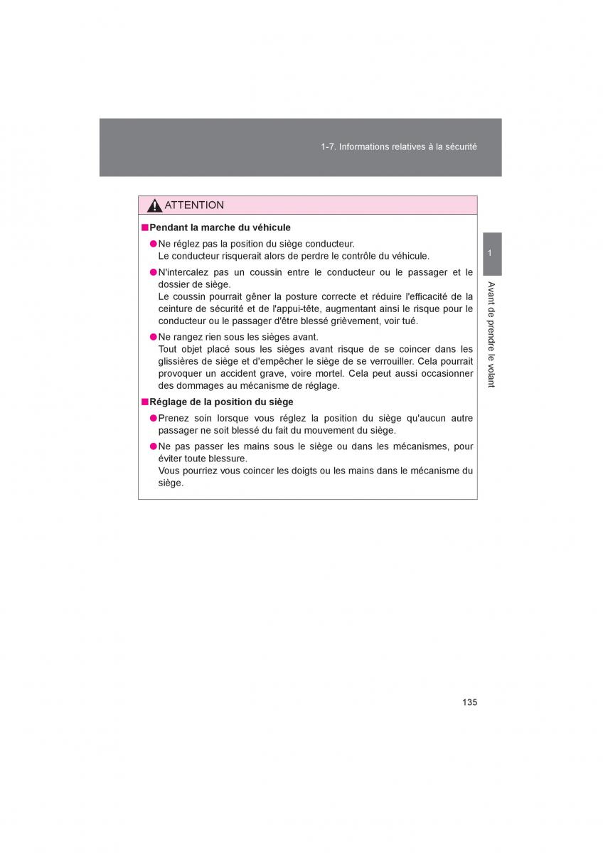 Toyota 4Runner 5 V N280 manuel du proprietaire / page 137