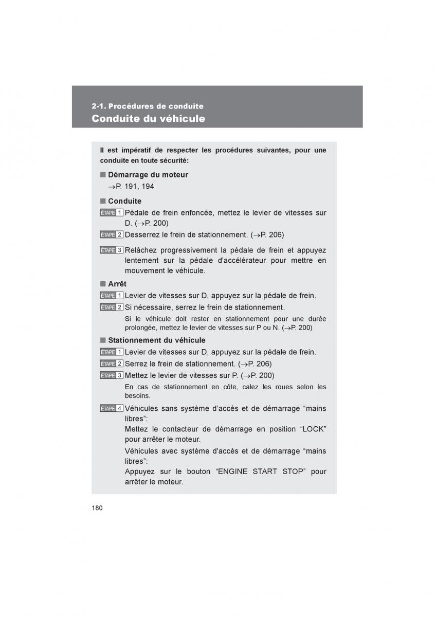 Toyota 4Runner 5 V N280 manuel du proprietaire / page 182