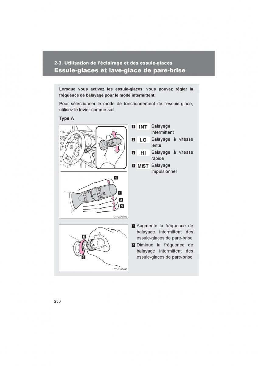 Toyota 4Runner 5 V N280 manuel du proprietaire / page 238