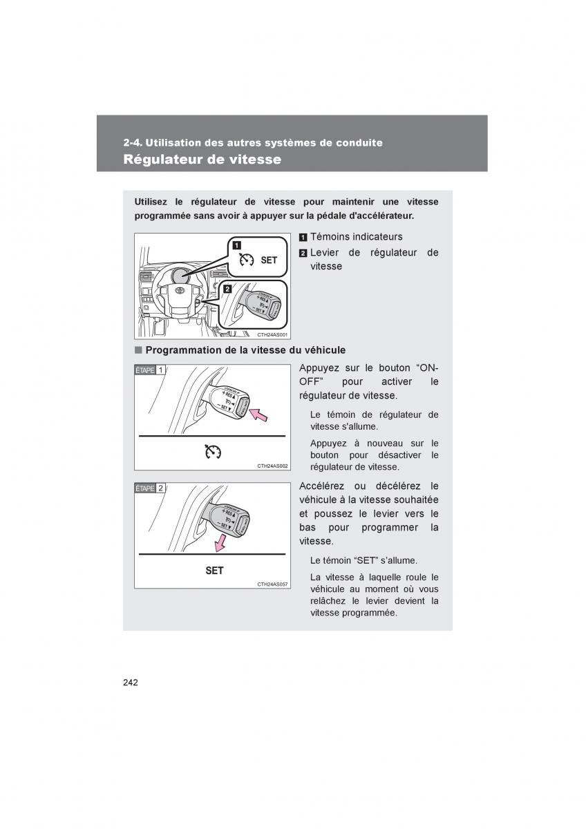 Toyota 4Runner 5 V N280 manuel du proprietaire / page 244