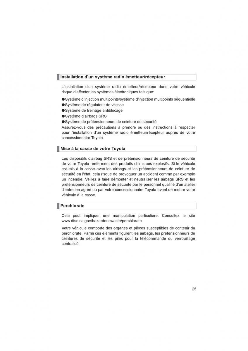 Toyota 4Runner 5 V N280 manuel du proprietaire / page 27