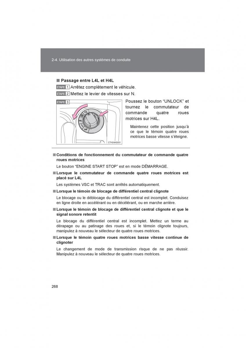 Toyota 4Runner 5 V N280 manuel du proprietaire / page 270