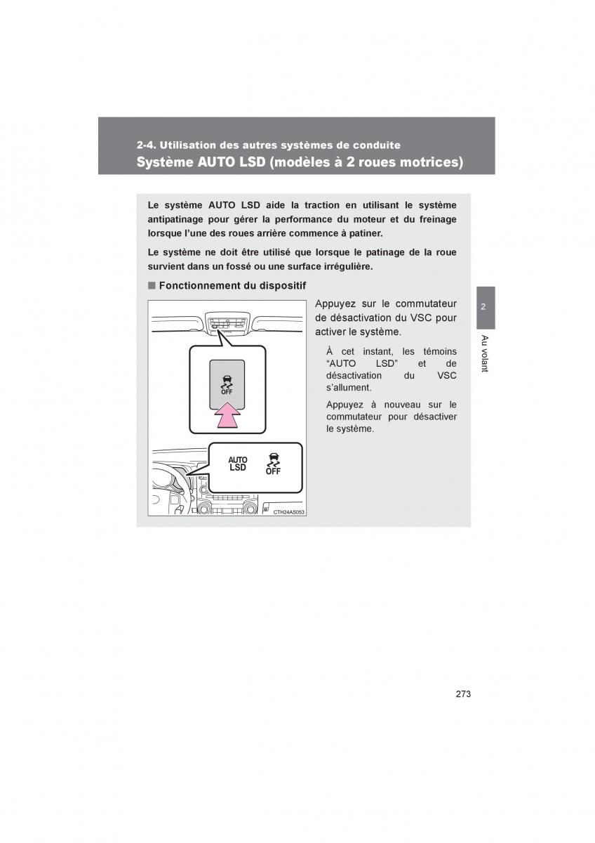 Toyota 4Runner 5 V N280 manuel du proprietaire / page 275