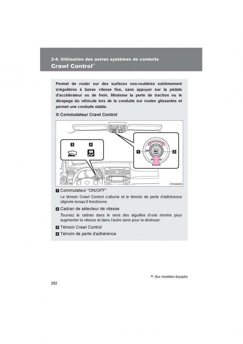 Toyota 4Runner 5 V N280 manuel du proprietaire / page 284