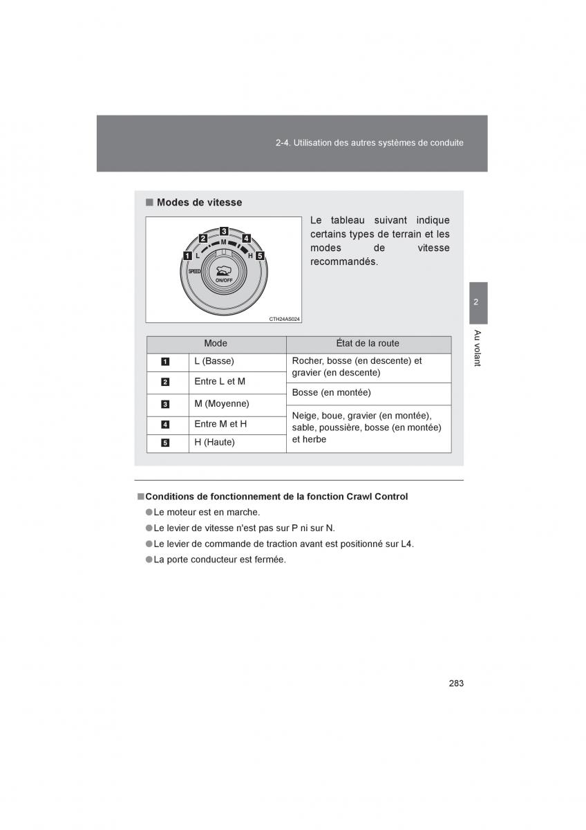 Toyota 4Runner 5 V N280 manuel du proprietaire / page 285