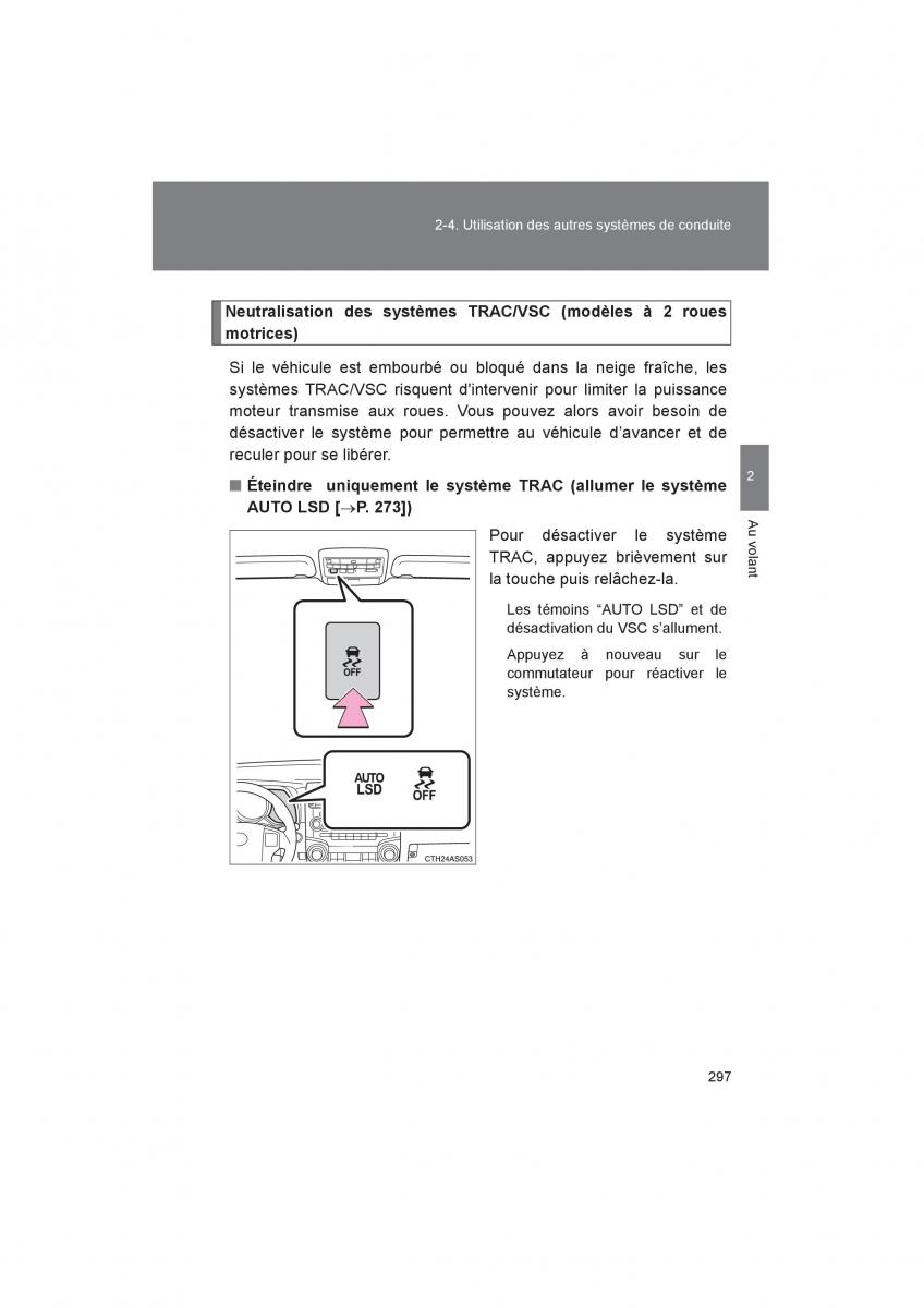 Toyota 4Runner 5 V N280 manuel du proprietaire / page 299