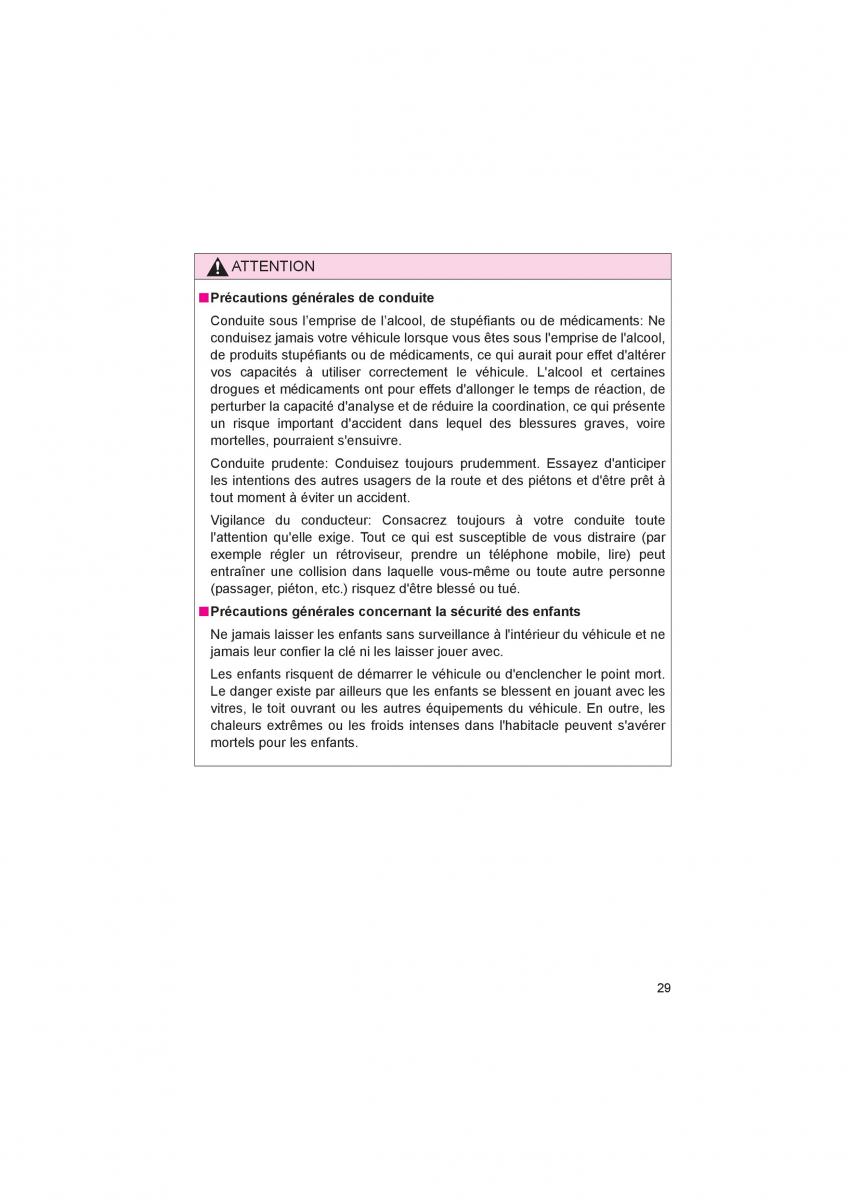 Toyota 4Runner 5 V N280 manuel du proprietaire / page 31