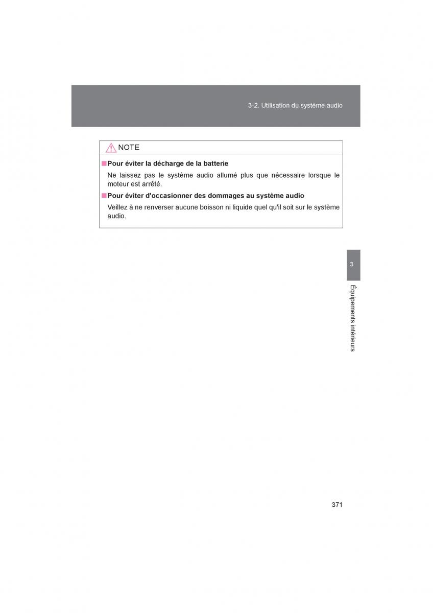 Toyota 4Runner 5 V N280 manuel du proprietaire / page 373