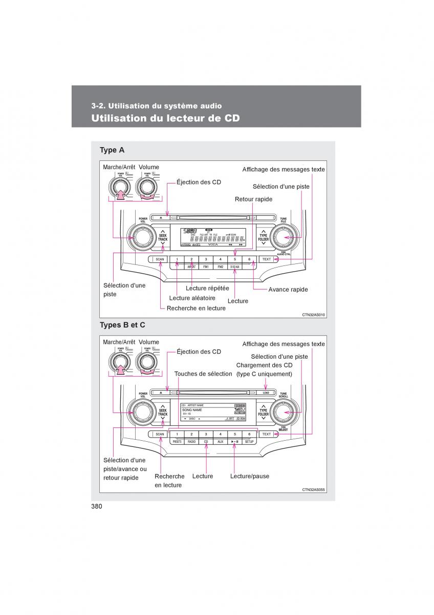 Toyota 4Runner 5 V N280 manuel du proprietaire / page 382