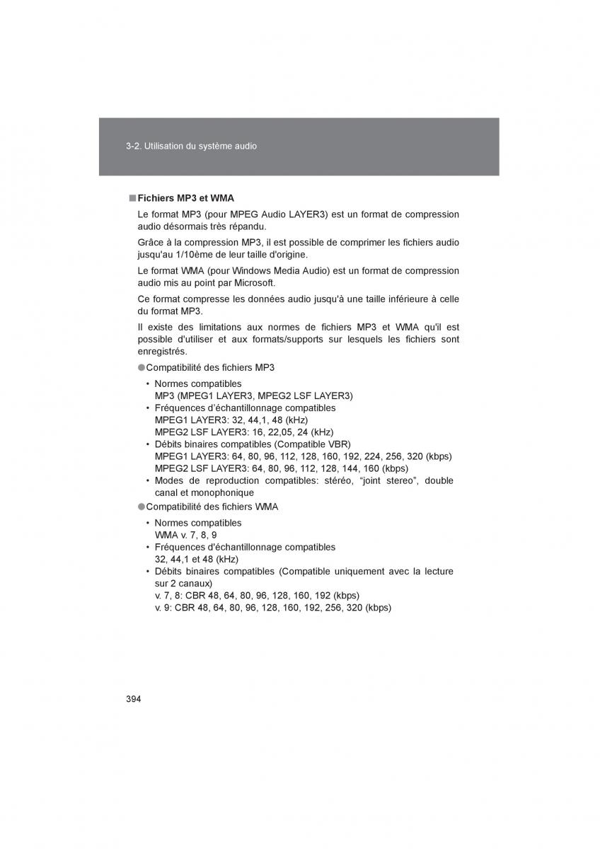 Toyota 4Runner 5 V N280 manuel du proprietaire / page 396