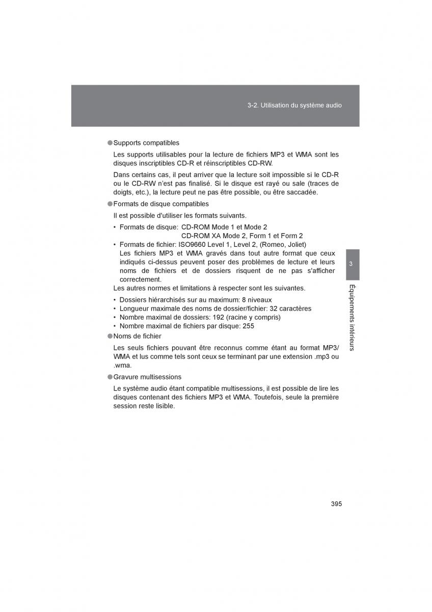 Toyota 4Runner 5 V N280 manuel du proprietaire / page 397