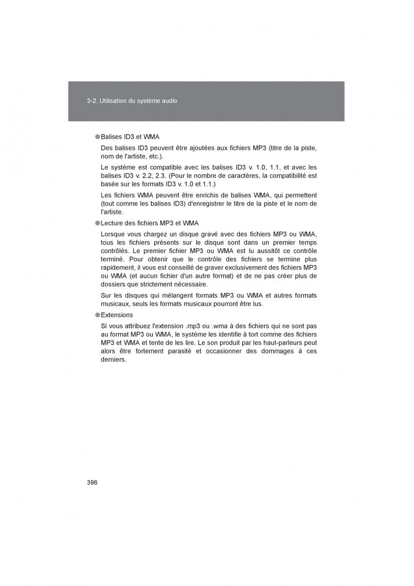 Toyota 4Runner 5 V N280 manuel du proprietaire / page 398