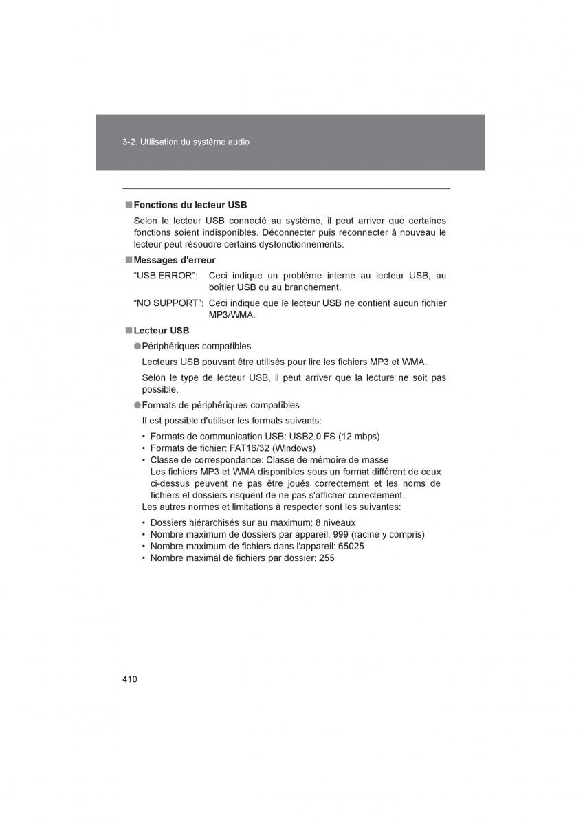 Toyota 4Runner 5 V N280 manuel du proprietaire / page 412