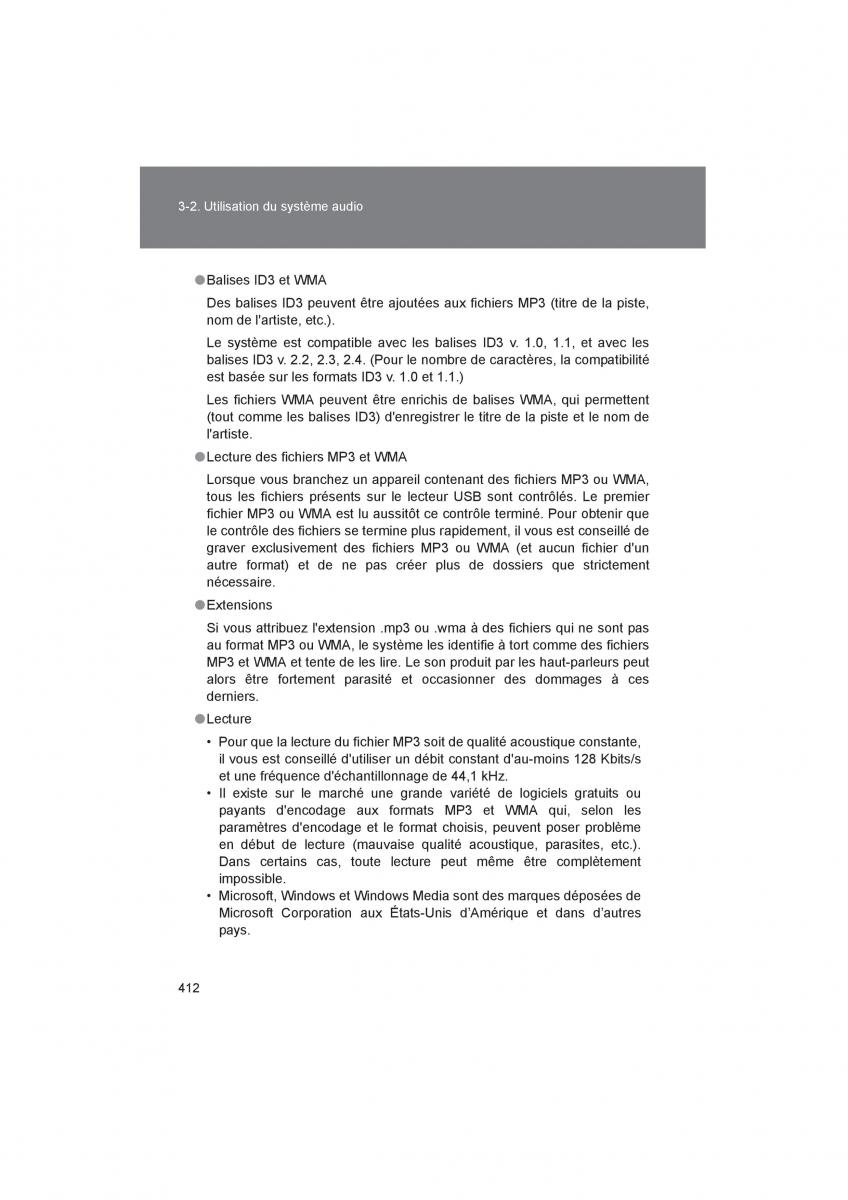 Toyota 4Runner 5 V N280 manuel du proprietaire / page 414