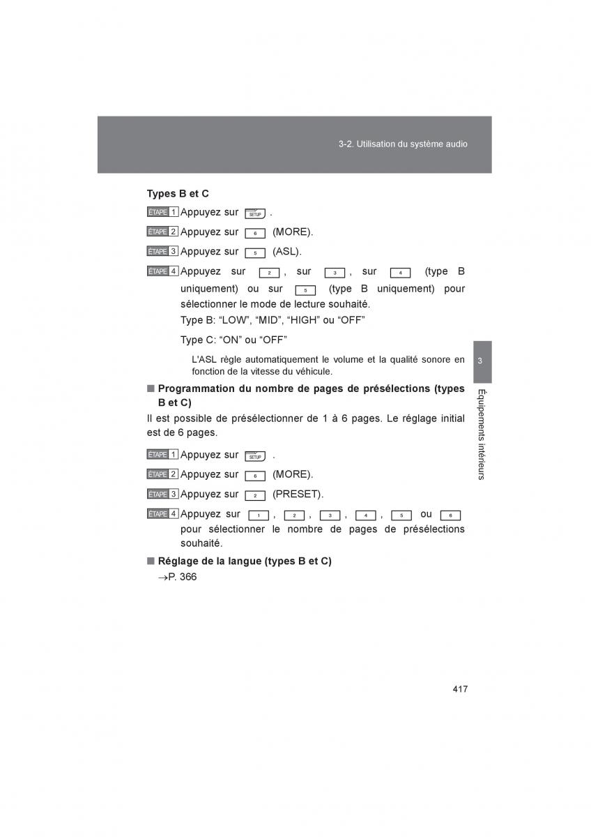 Toyota 4Runner 5 V N280 manuel du proprietaire / page 419