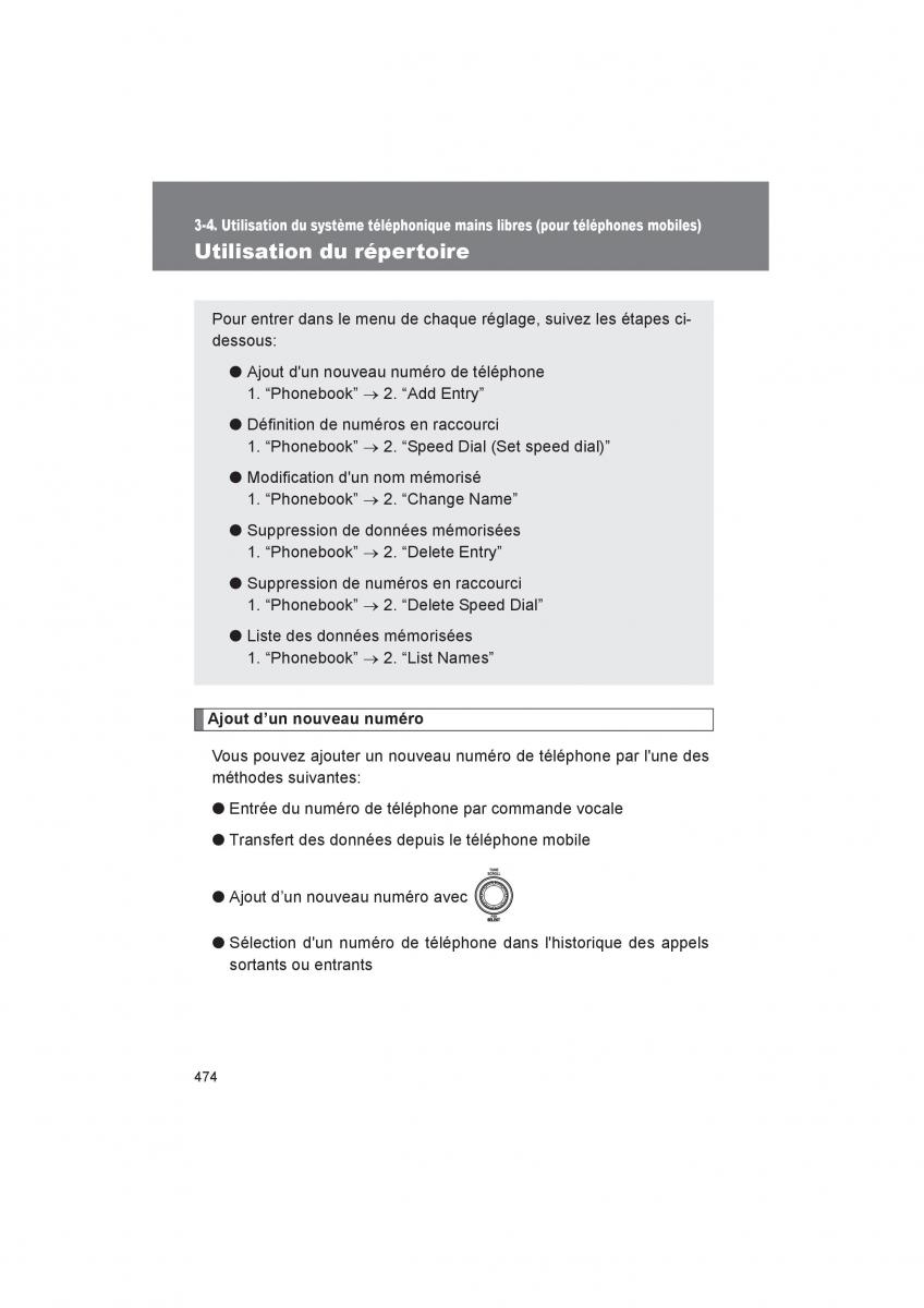 Toyota 4Runner 5 V N280 manuel du proprietaire / page 476