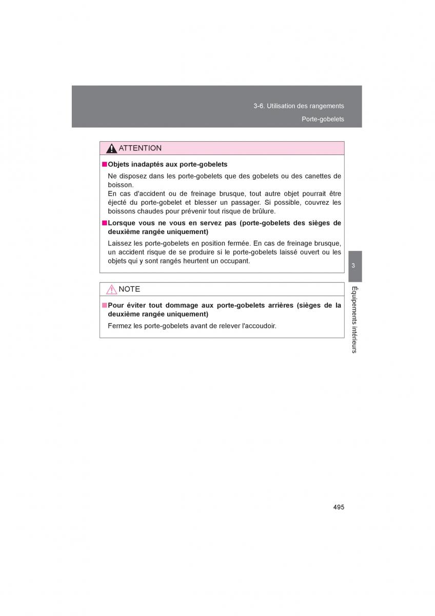 Toyota 4Runner 5 V N280 manuel du proprietaire / page 497