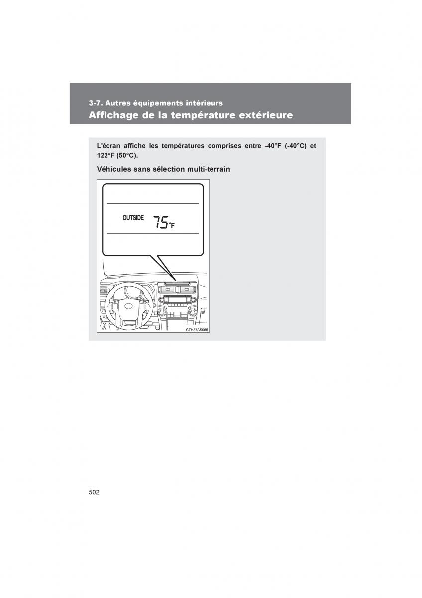 Toyota 4Runner 5 V N280 manuel du proprietaire / page 504