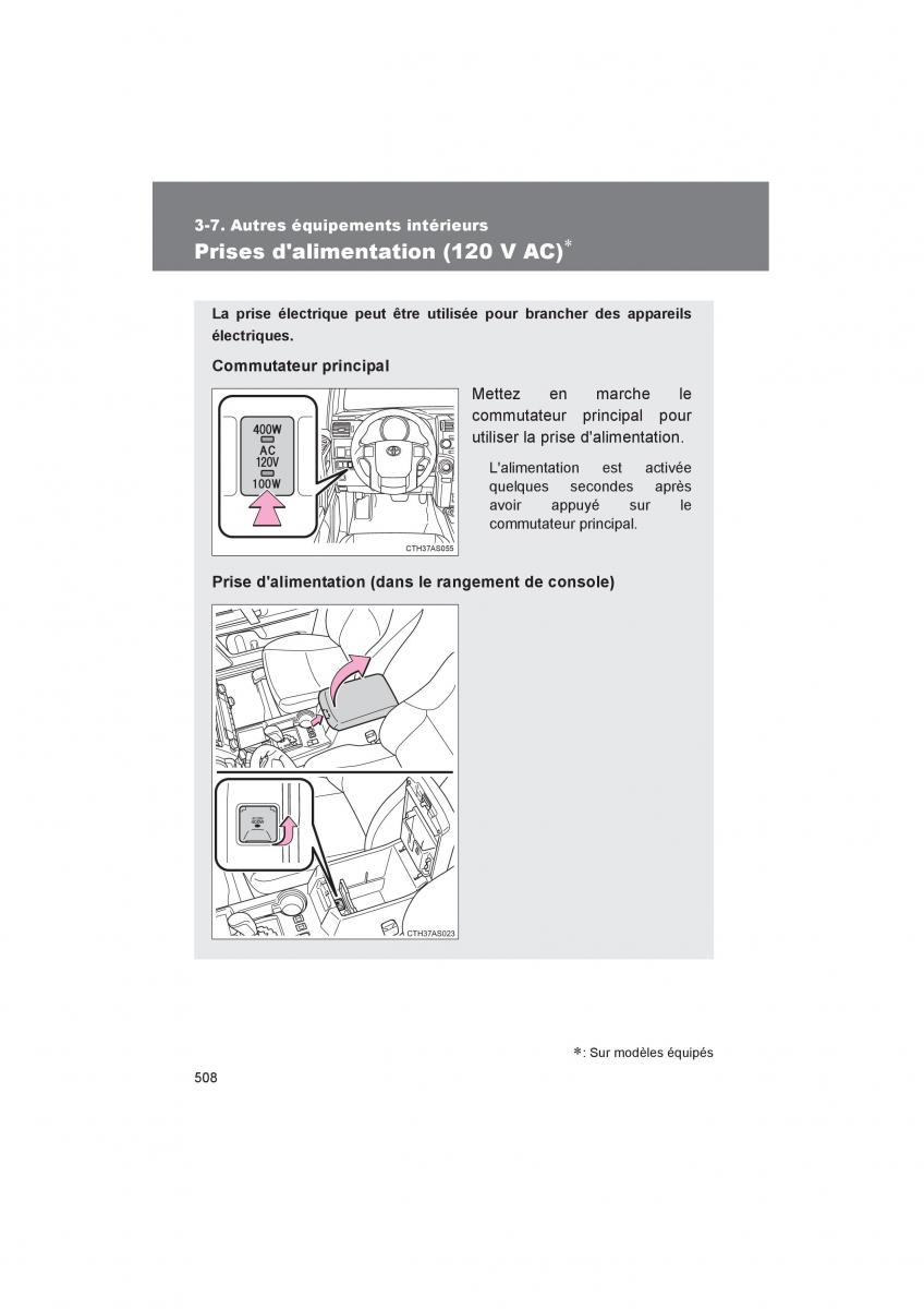 Toyota 4Runner 5 V N280 manuel du proprietaire / page 510