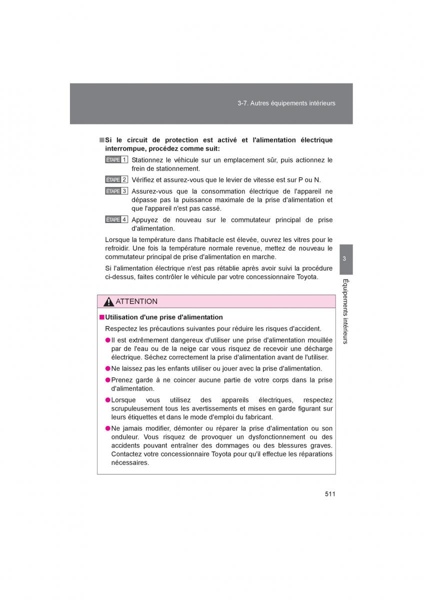 Toyota 4Runner 5 V N280 manuel du proprietaire / page 513