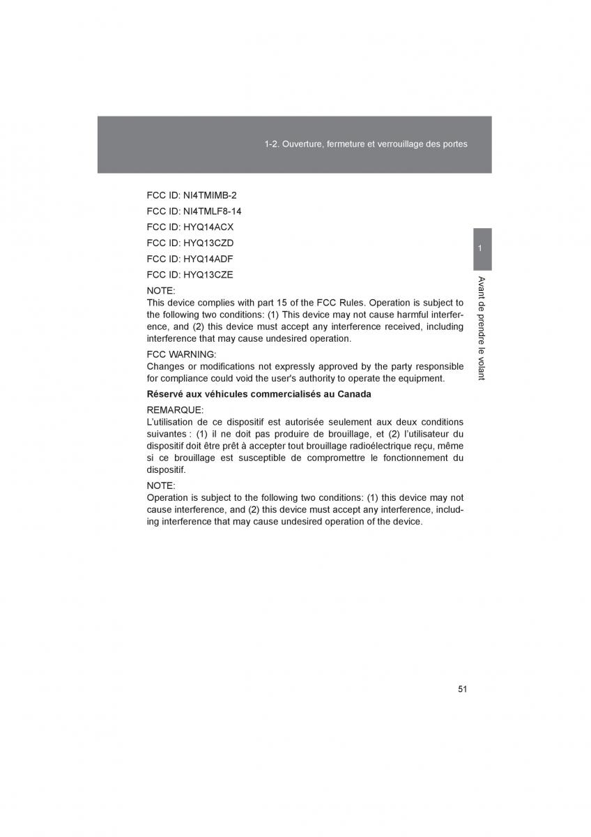 Toyota 4Runner 5 V N280 manuel du proprietaire / page 53