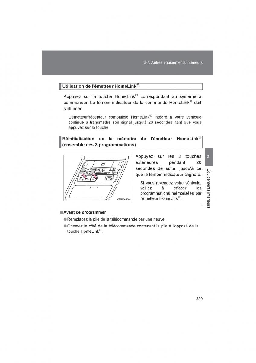 Toyota 4Runner 5 V N280 manuel du proprietaire / page 541