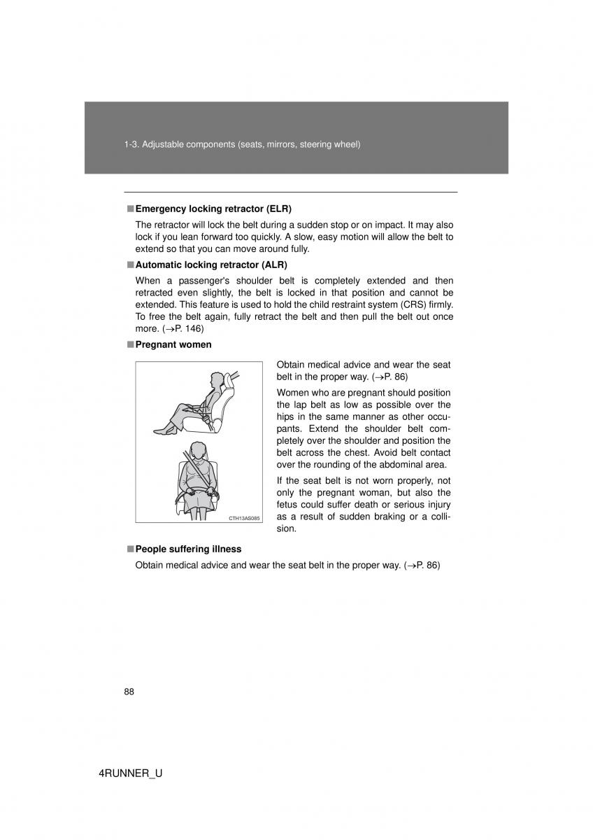 Toyota 4Runner 5 V N280 owners manual / page 58