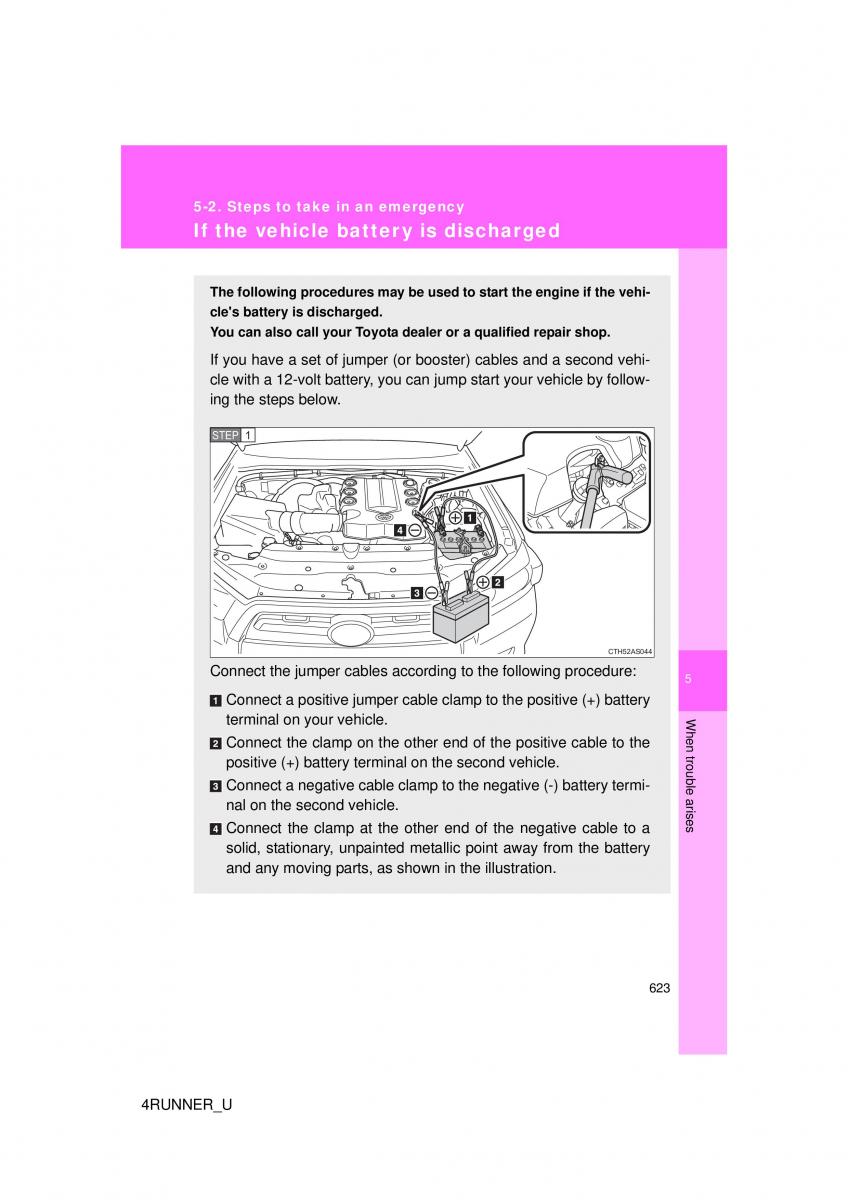 Toyota 4Runner 5 V N280 owners manual / page 588