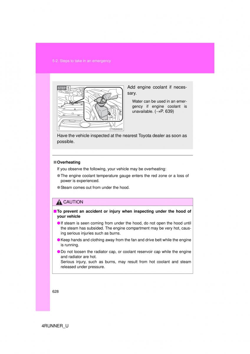 Toyota 4Runner 5 V N280 owners manual / page 593