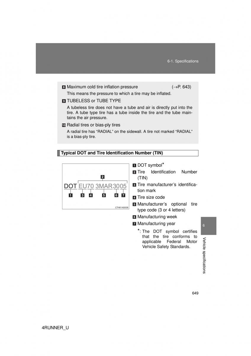 Toyota 4Runner 5 V N280 owners manual / page 613