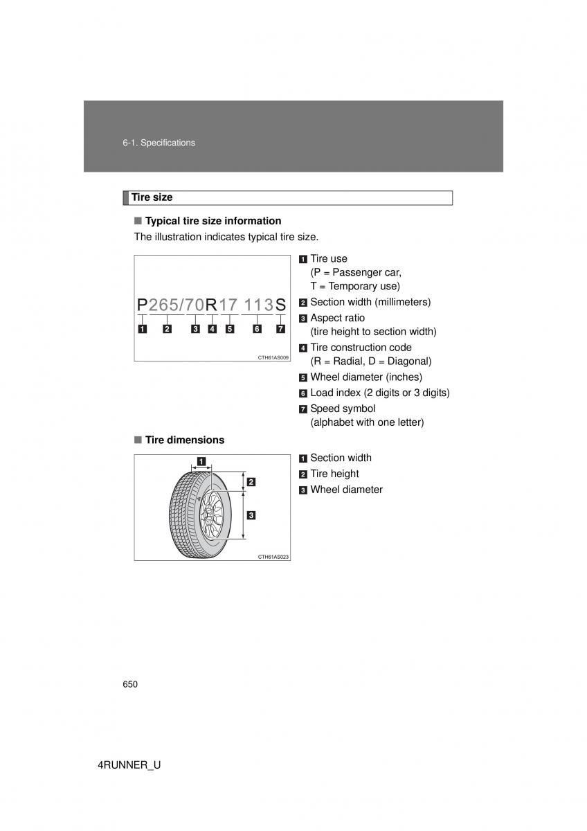 Toyota 4Runner 5 V N280 owners manual / page 614