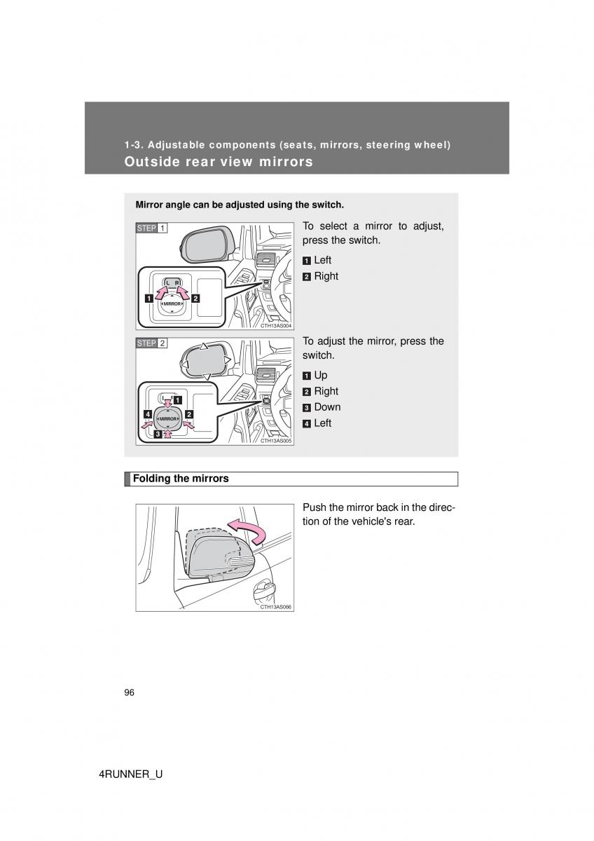 Toyota 4Runner 5 V N280 owners manual / page 66