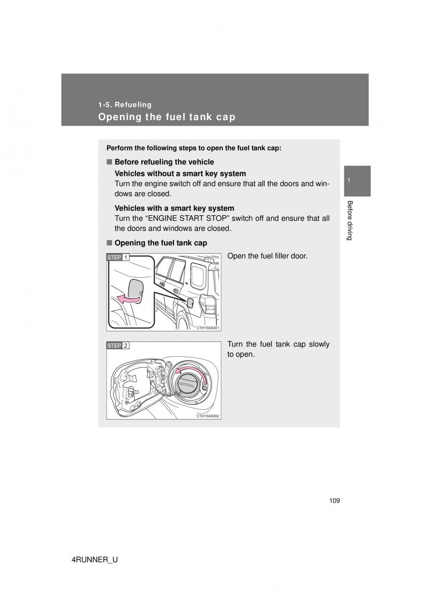 Toyota 4Runner 5 V N280 owners manual / page 79