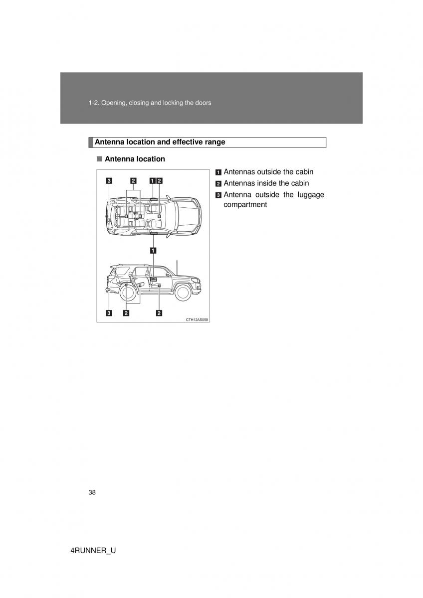 Toyota 4Runner 5 V N280 owners manual / page 8