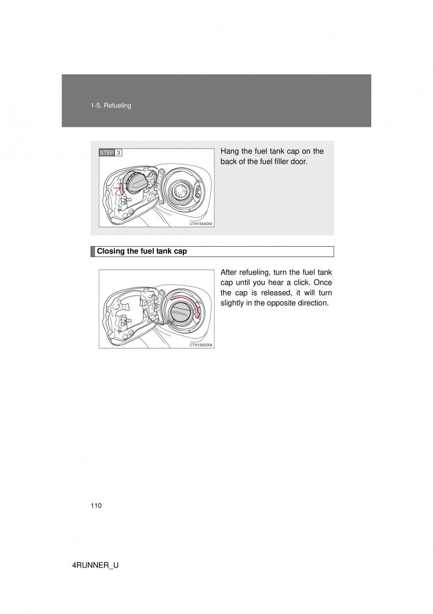 Toyota 4Runner 5 V N280 owners manual / page 80