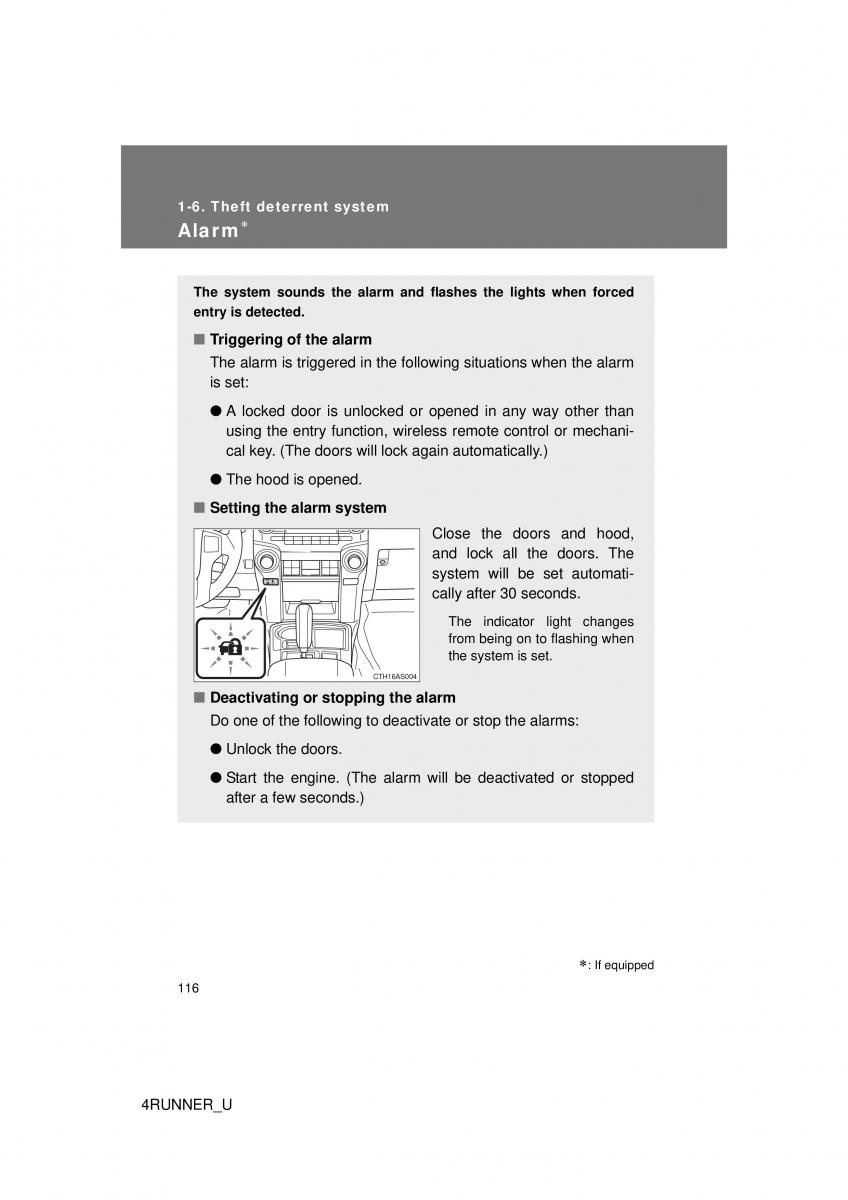 Toyota 4Runner 5 V N280 owners manual / page 86