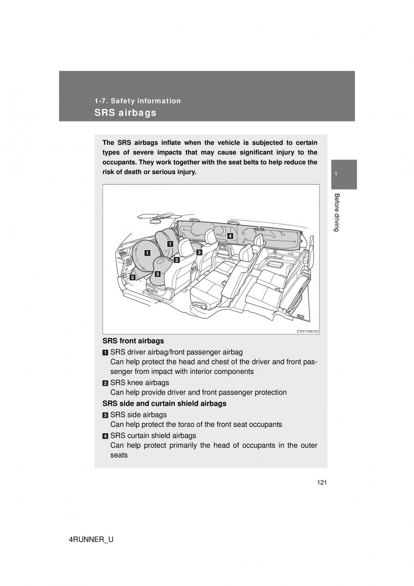 Toyota 4Runner 5 V N280 owners manual / page 91